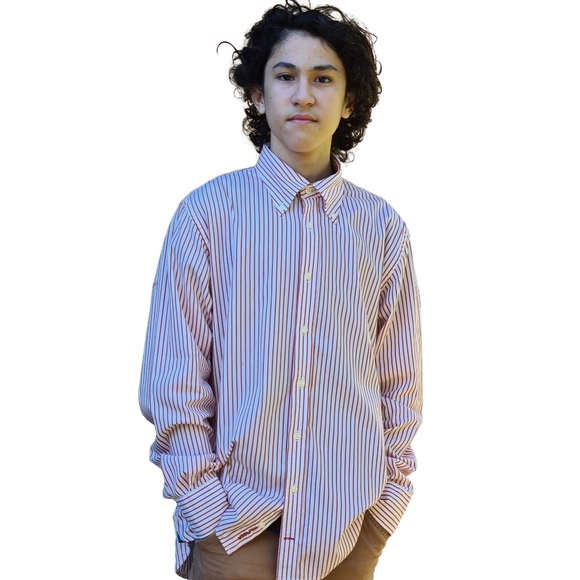 Tommy Hilfiger Other - Vintage Tommy Hilfiger 80s Red White Striped Shirt